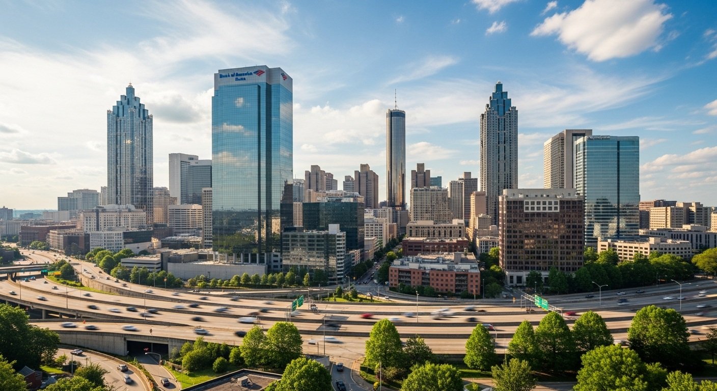 depiction of atlanta ga